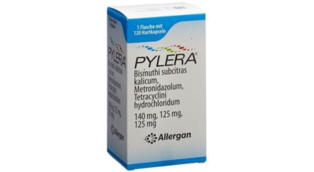 PYLERA ® ( Bismuth Sous-nitrate lourd Métronidazole Tétracycline Chlorhydrate )